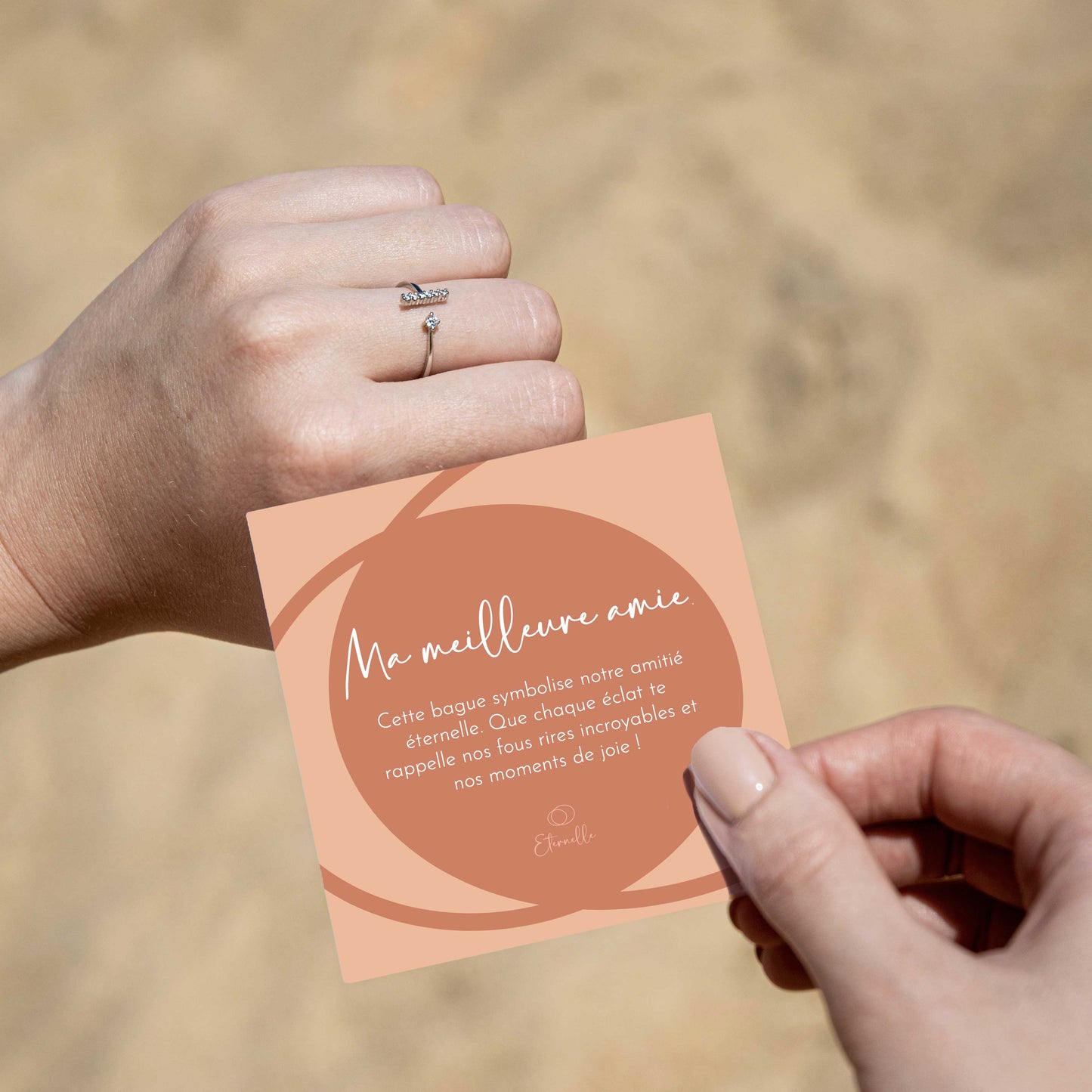 Bague Éternelle - Bague ajustable - Ma meilleure amie