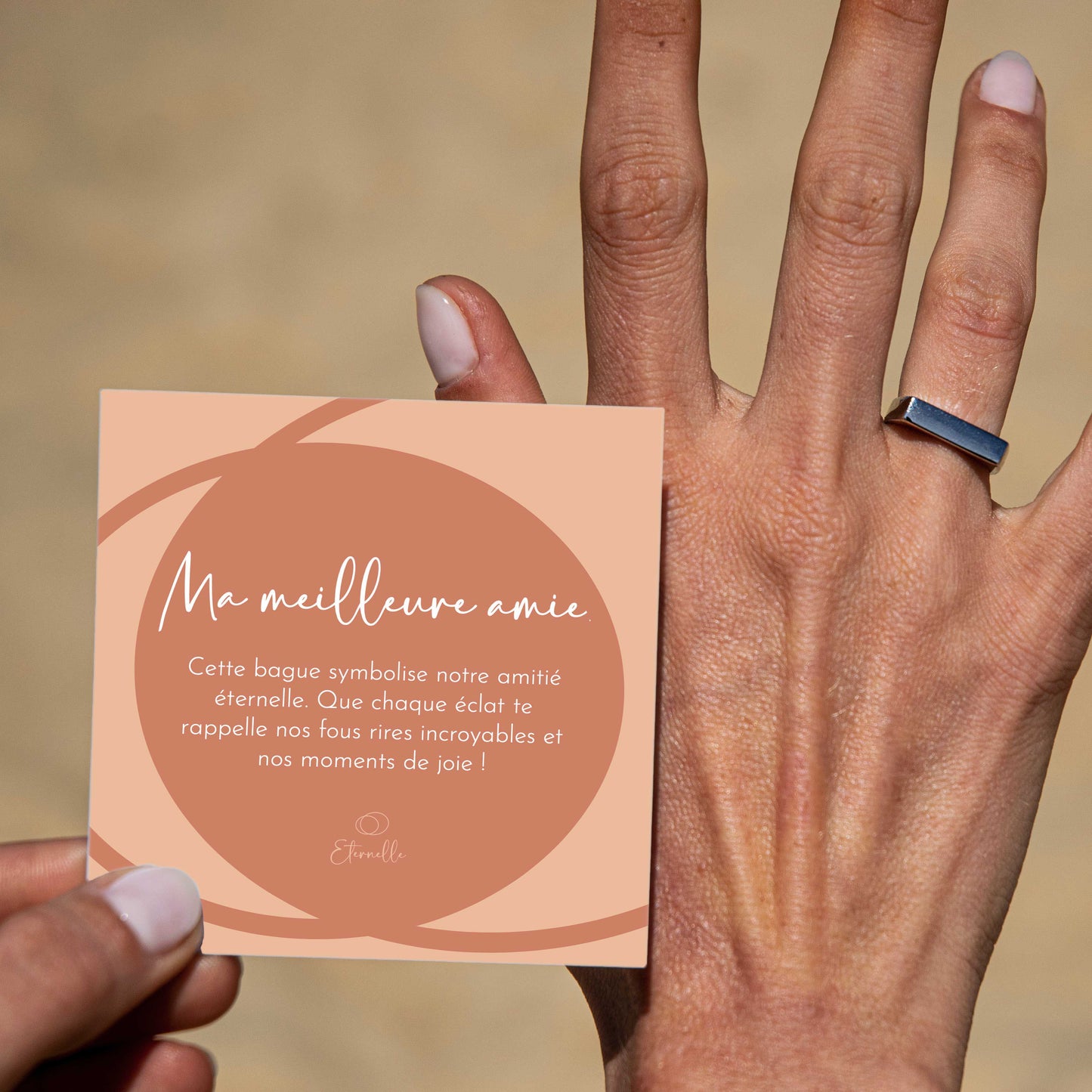 Bague Éternité - Bague ajustable - Ma meilleure amie