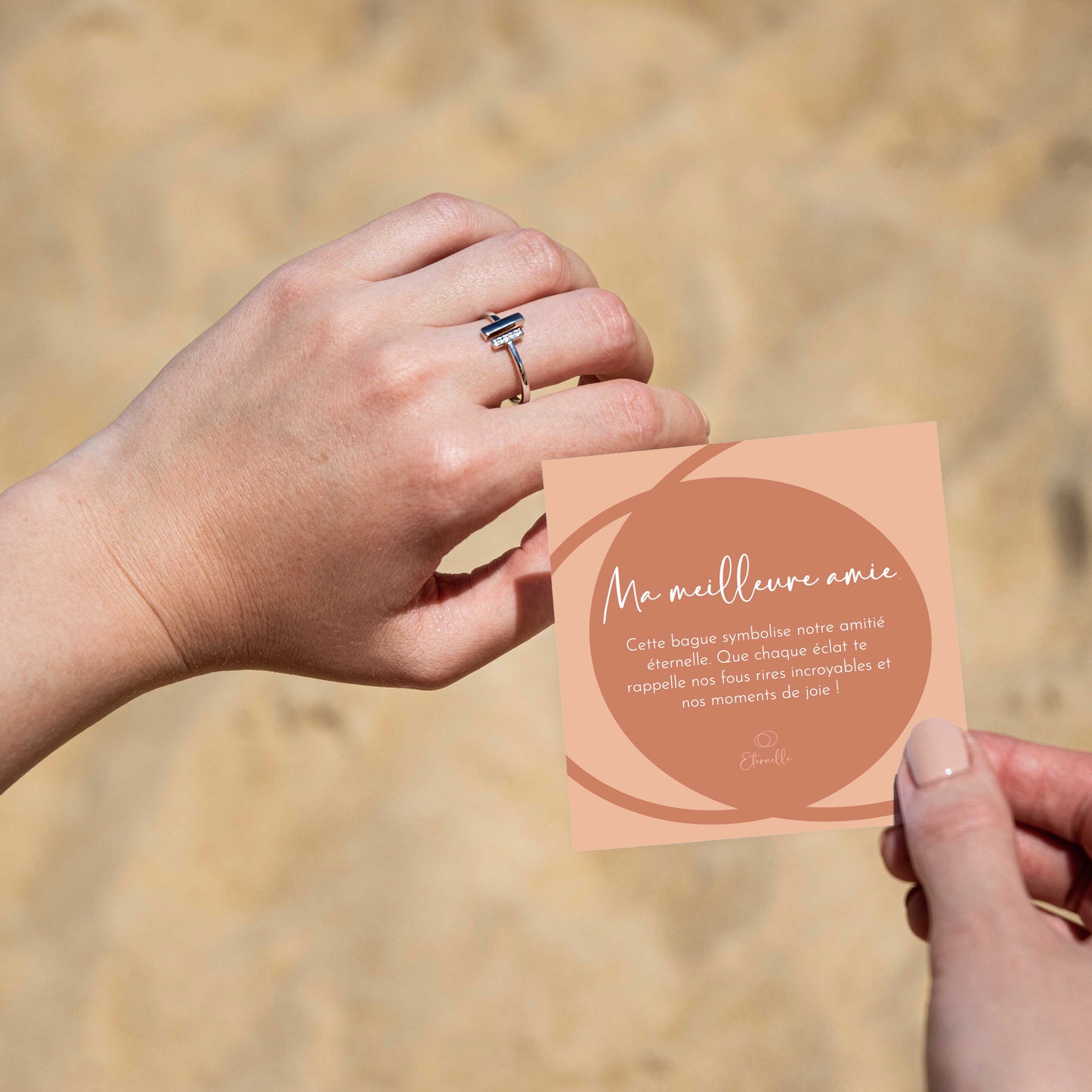 Bague Infinie - Bague ajustable - Ma meilleure amie