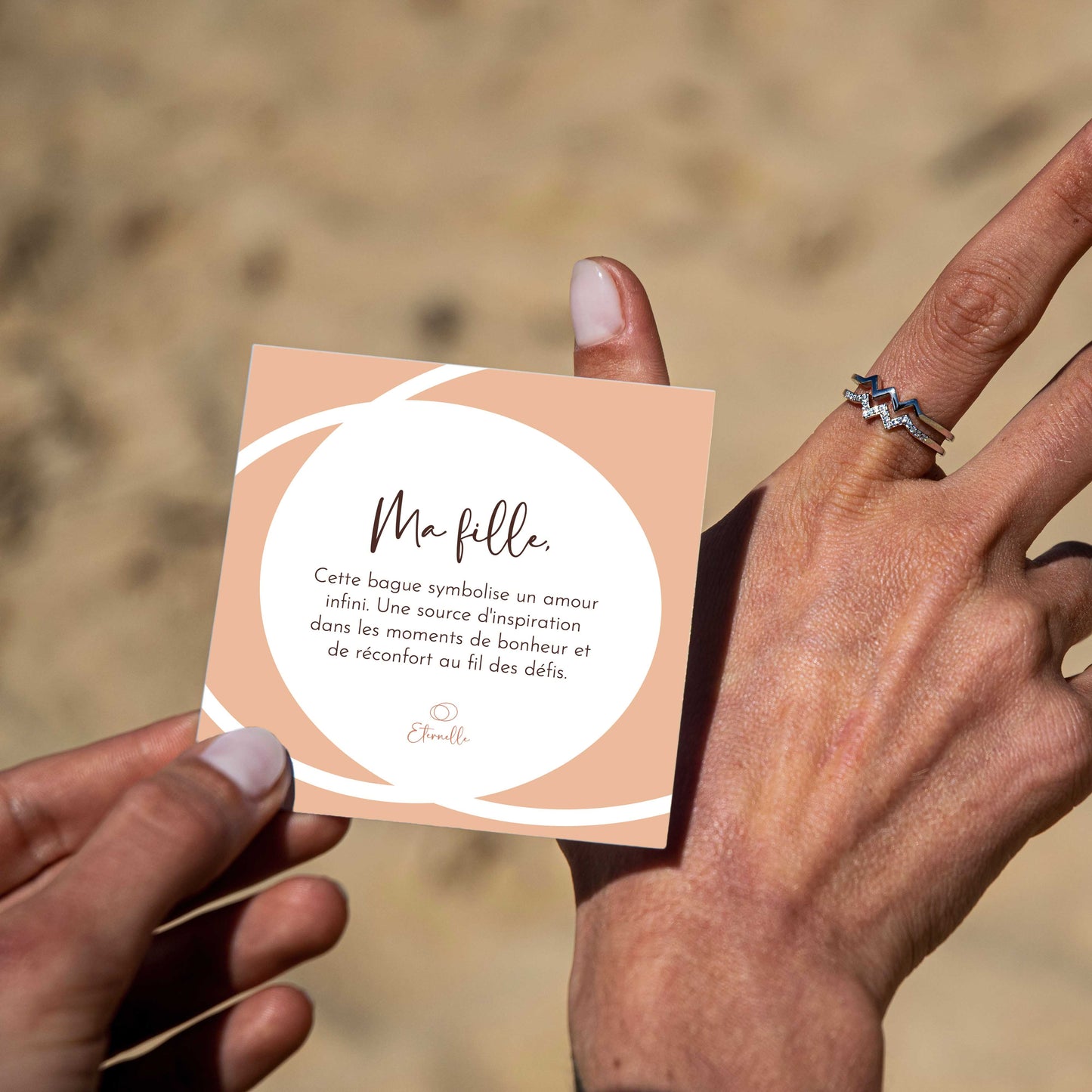 Bague Horizon - Bague ajustable - Ma fille