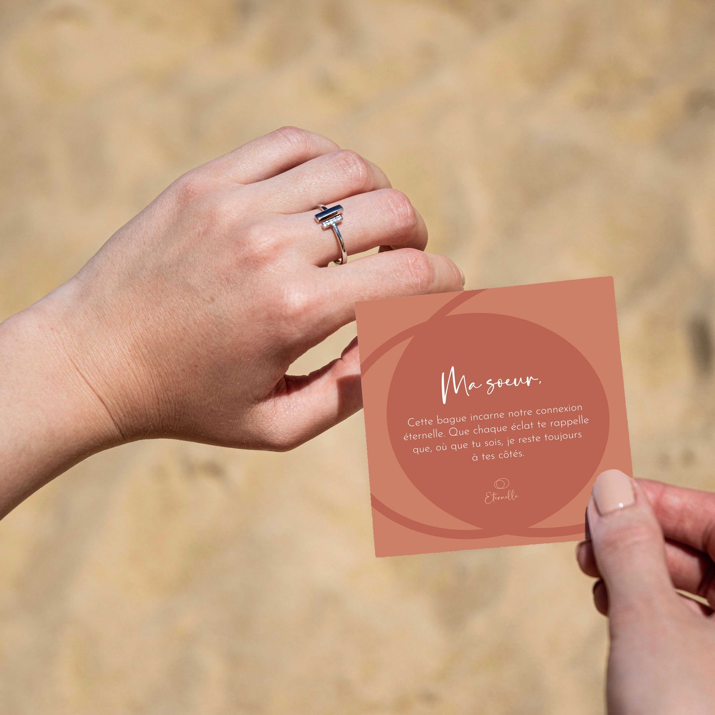 Bague Infinie - Bague ajustable - Ma soeur